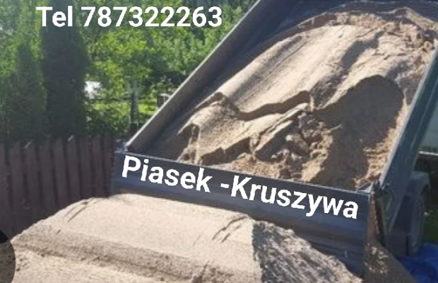 Piasek kruszywa Rzeszów Tyczyn tel 787322263