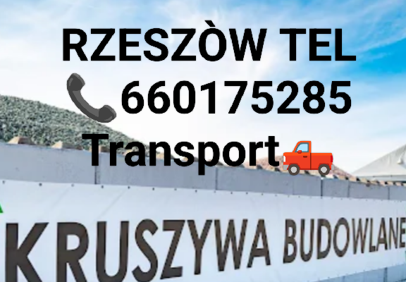 Kruszywa kliniec kamień na Drogę Rzeszów Budziwój 692120020