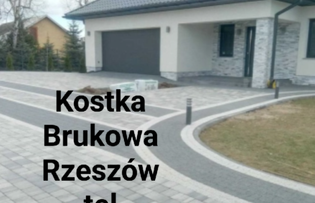 Układanie kostki brukowej Rzeszów Zaczernie Trzebownisko tel 660175285