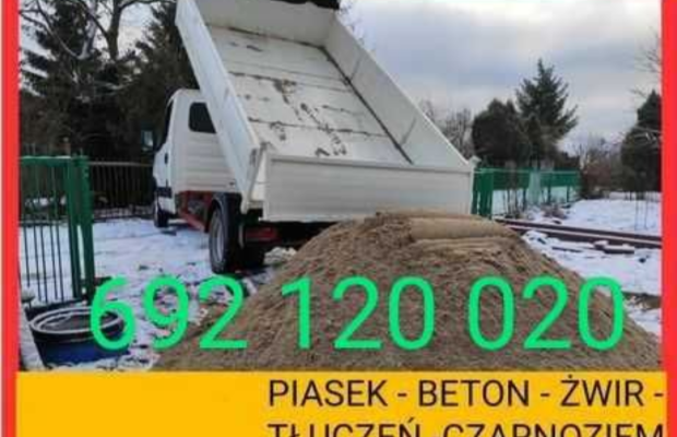 Piasek budowlany płukany kopany Rzeszów tel 692120020