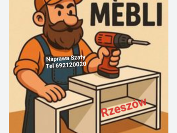 Złota rączka Naprawa meble szafy Rzeszów Podkarpacie tel 692120020