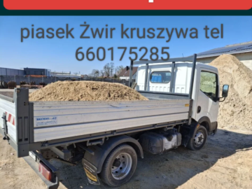 Sprzedaż transport piasek Rzeszów Trzebownisko Łąka Palikówka tel 660175285