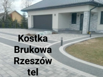 Układanie kostki brukowej Rzeszów Zaczernie Trzebownisko tel 660175285